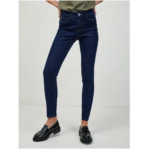 Orsay Dark Blue Push Up Skinny Fit Jeans - Women Cene