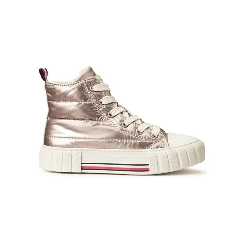 Tommy Hilfiger HIGH TOP LACEUP SNEAKER Ružičasta