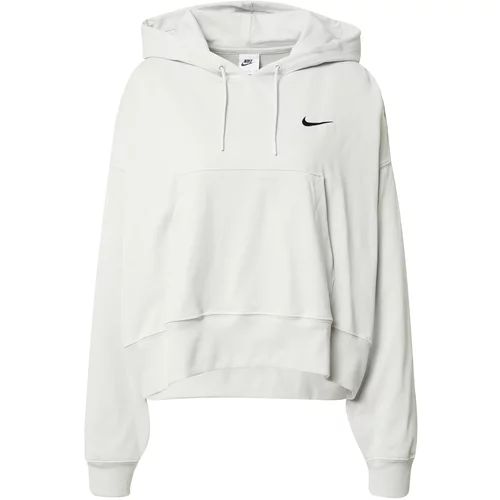 Nike Sportswear Majica svetlo siva / črna