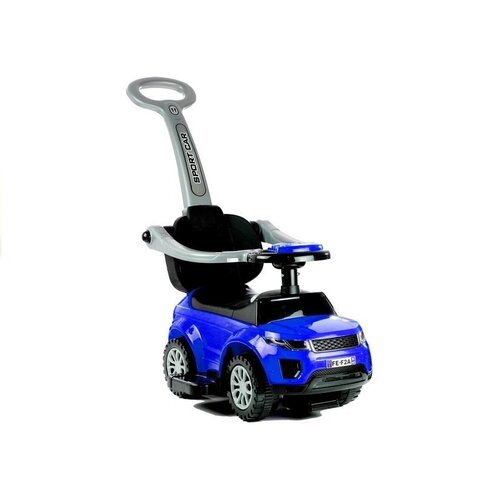  614W Toddlers Ride On Push Along with Parent Handle - Blue Slike