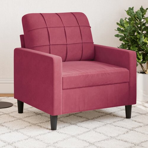 vidaXL fotelj vinsko rdeč 60 cm žamet Cene