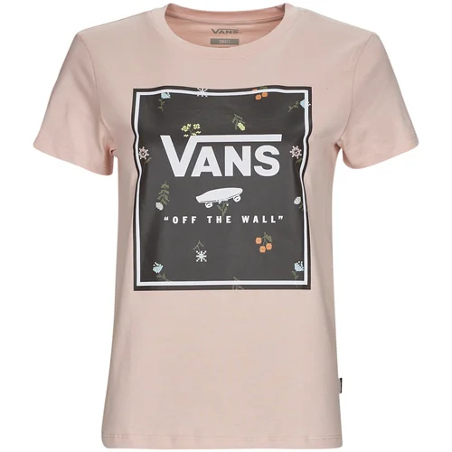 Vans Majice s kratkimi rokavi MICRO DITSY BOX FILL Rožnata