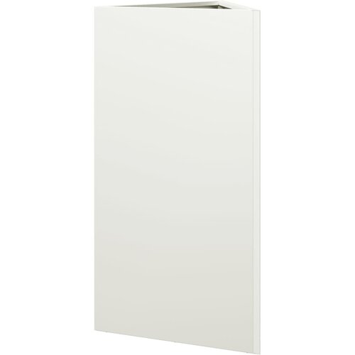  Vrtna sadilica bijela trokutasta 40x34,5x75 cm čelična Slike