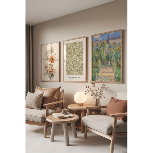 WALLXPERT &Ccedil;-300886 - 5070 vi&scaron;enamenski set dekorativnih slika (3 komada) Cene