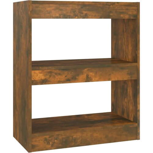 Maison Chic Knjižna omara - Knjižni regal dimljeni hrast 60x30x72 cm, (21723177) Cene