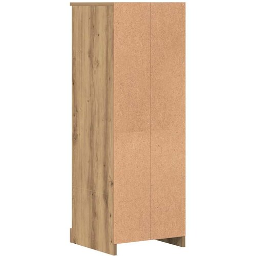  Visoka komoda boja hrasta 36x35,5x103,5 cm konstruiranog drva Smeđa Slike