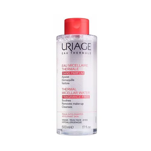 Uriage Eau Thermale Thermal Micellar Water Fragrance Free micelarna voda brez parfumov za občutljivo kožo 500 ml