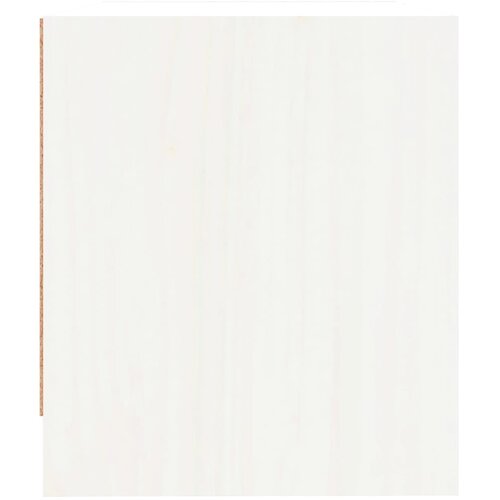  Noćni ormarić bijeli 40 x 31 x 35,5 cm od masivne borovine Slike