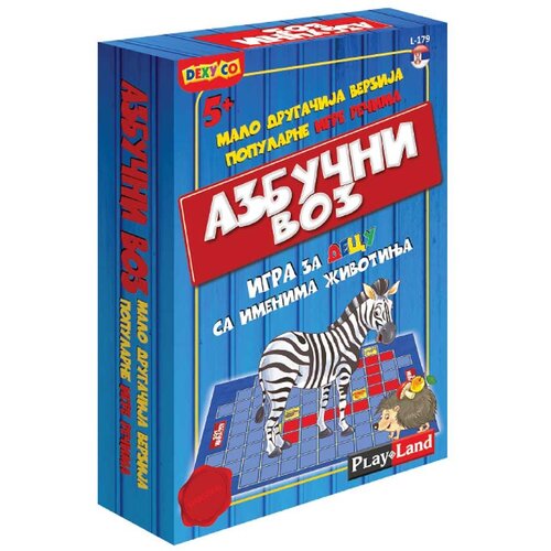 Dexyco play land azbučni voz junior društvena igra Slike