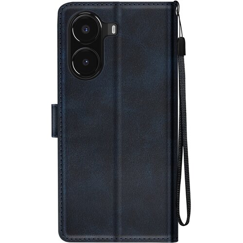 AVIZAR Ohi&scaron;je za Xiaomi Poco X7 Pro Wrist Strap Clap Wallet Support, Modra noč, (5000011346) Cene