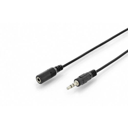 Digitus Utičnica Audio Priključni kabel [1x 3,5 mm banana utikač - 1x Priključna doza za 3,5 mm banana utikač] 1.5 m Crna Jednostruko ok Cijene