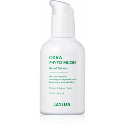 Jayjun Okra Phyto Mucin blagi serum za lice za smirenje i jačanje osjetljive kože lica 50 ml