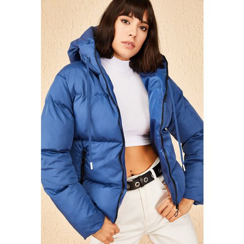 Bianco Lucci Winter Jacket - Dark blue - Puffer Slike