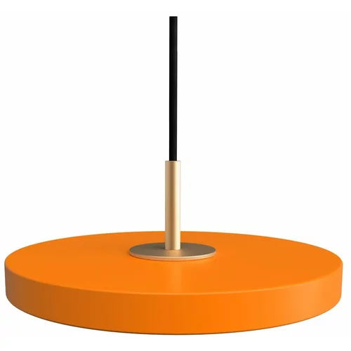 UMAGE Oranžna LED viseča svetilka s kovinskim senčnikom ø 15 cm Asteria Micro –