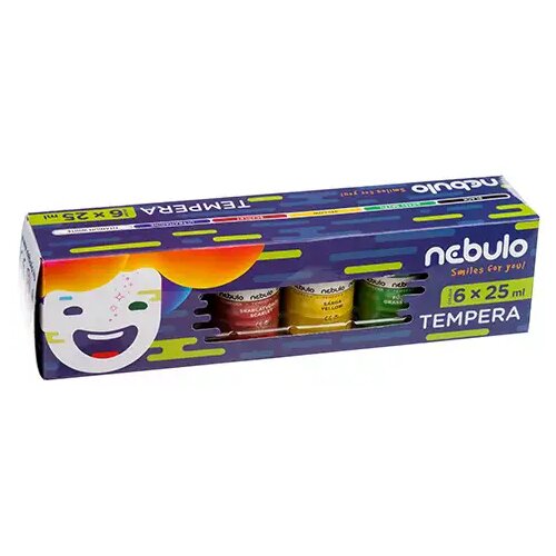 NEBULO Nebulo: 6-delni komplet tempera barvic v 25ml lončkih Cene