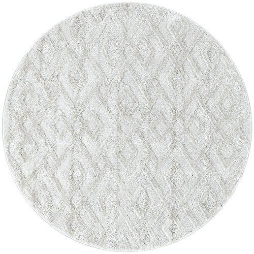 Ayyildiz Carpets Kremno bela okrogla preproga ø 80 cm Pisa – Cene