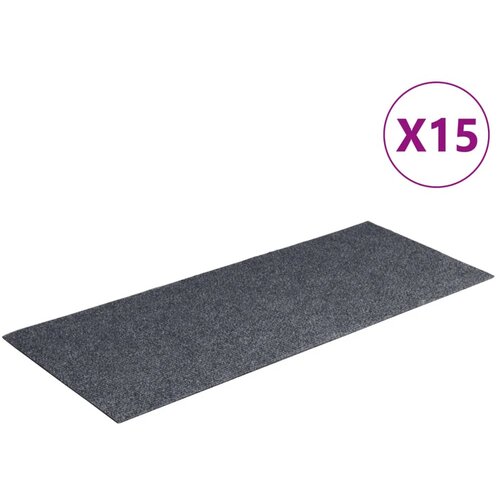 vidaXL Samolepilne preproge za stopnice 15 kosov 60x25 cm svetlo sive, (21061156) Cene