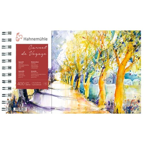  Akvarelni blok HAHNEM&amp;Uuml;HLE CARNET DE VOYAGE 15,3 x 25 cm Slike