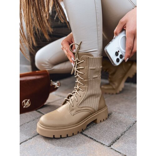 DStreet Botki damskie CALLA khaki Slike