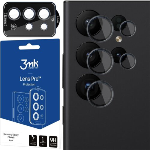 3mk LEČA PROTECTION PRO ČRNO KALJENO STEKLO ZA SAMSUNG GALAXY S23 ULTRA, (21966182) Slike