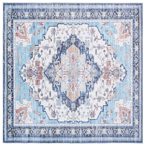  Tepih ORIZ &amp;Scaron;areni 200 x 200 cm 100% poliester - Svjetloplava 200 x 200 cm Slike