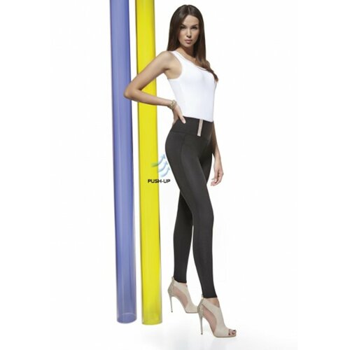 Bas Bleu CORNELIA women's leggings with Push-Up effect and wide belt Slike