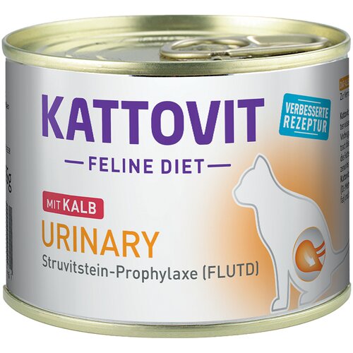 Kattovit Urinary pločevinke - 6 x 185 g Teletina Slike