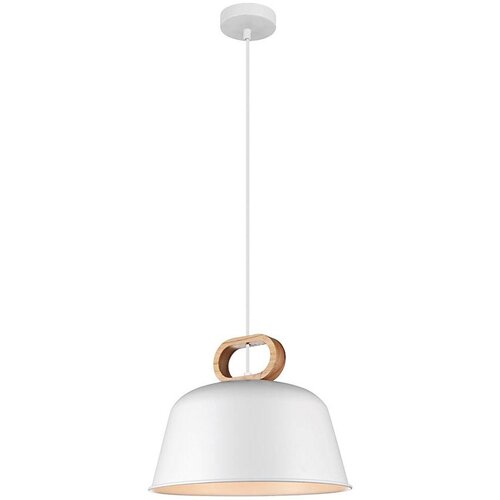  Luster na sajli CLIP 1xE27/40W/230V bela/smeđa Slike