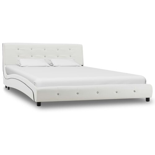 Furnova Posteljni okvir belo umetno usnje 140x200 cm, (21938716) Slike