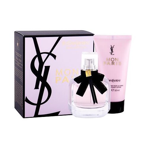 Yves Saint Laurent Mon Paris Set parfemska voda 50 ml + losion za tijelo 50 ml za ženske Slike