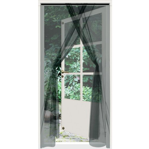 ProGarden Dvojna črna mreža proti komarjem za vrata 220x150 cm, (5000037635) Cene
