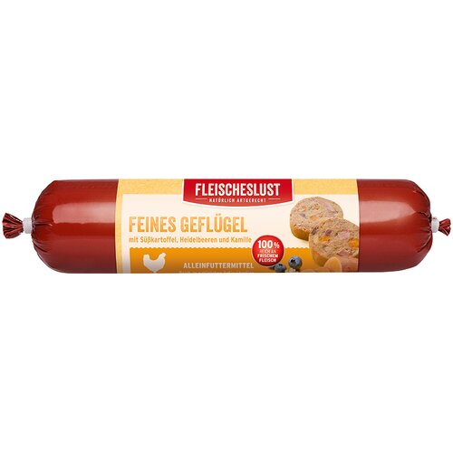  Varčno pakiranje Fleischeslust 12 x 800 g - Classic: fina perutnina s sladkim krompirjem in kamilico Cijene