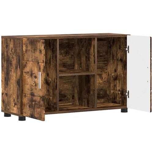  Kreveta Dimljeni hrast 88 5 x 30 5 x 55 5 cm Konstruirano drvo Slike