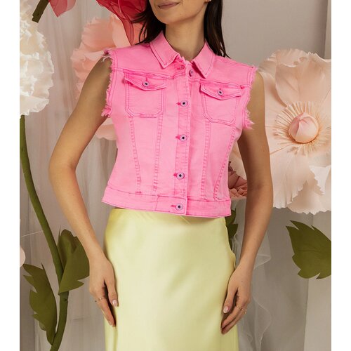 Gemre Pink women's denim vest Luzzi Cijene