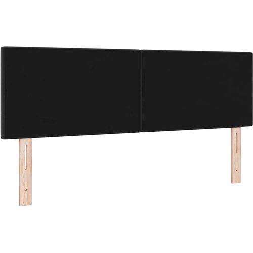  LED glava kreveta s LED trakama Crna 144 cm Bar&amp;scaron;un Slike