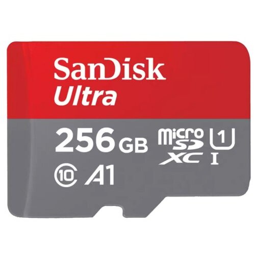 San Disk Ultra microSDXC 256GB Class 10 UHS-I U1 V10 A1 FHD SD adapter SDSQUAC-256G-GN6MA spominska kartica Cene