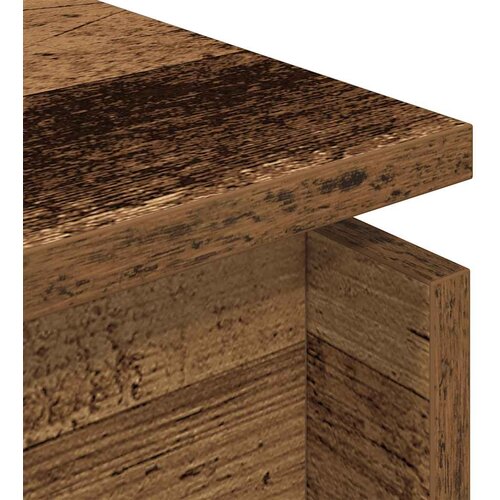  Stol za kavu staro drvo 68 x 50 x 38 cm od iverice Slike