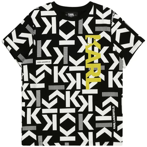 Karl Lagerfeld Majica apno / črna / bela