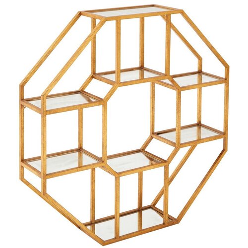 Premier Housewares Večnivojska kovinska polica v naravni barvi 92 cm Zariah &amp;ndash; Slike