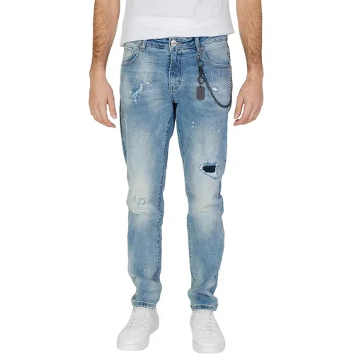 iCON Jeans straight IU8050J Modra
