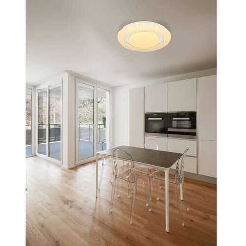 Globo 483111-28SH - led prigu&amp;scaron;iva stropna svetiljka rada LED/28W/230V + daljinski upravljač Slike