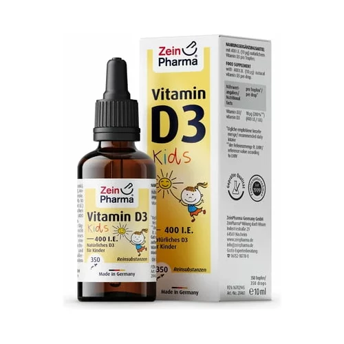 ZeinPharma Vitamin D3 400 I. E. Kapi za djecu