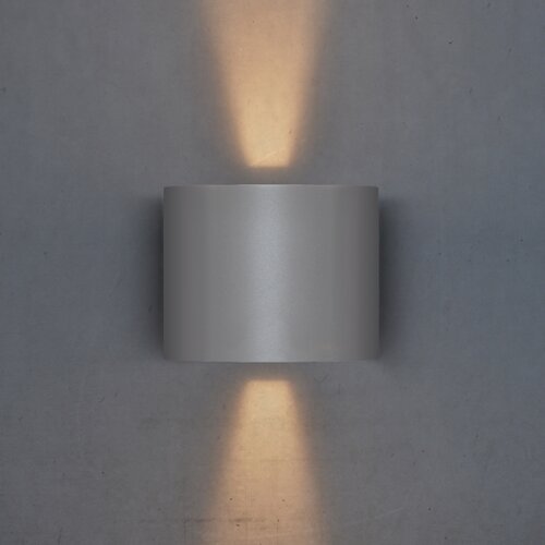  Brilagi - LED spolja&amp;scaron;nje zidno svetlo RONDO LED/6W/230V siva IP54 Slike