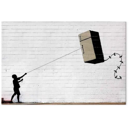  Slika - Flying Fridge (1 Part) Wide 60x40 Akustična Slike