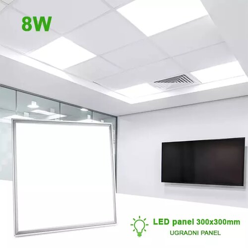  LED Panel 8w ugradni 300x300mm Cene
