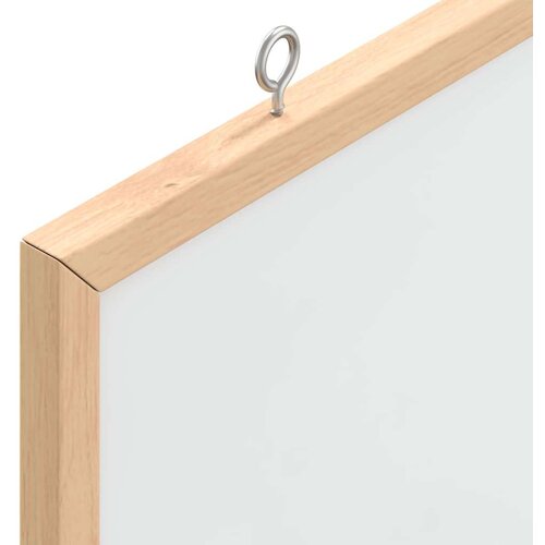 VidaXL Magnetna bijela ploča s okvirom od punog borovine 40x30 cm Slike