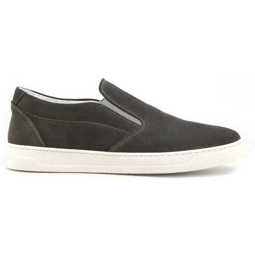 Duca di Morrone Slips on Elia - Suede Gray Siva Cene