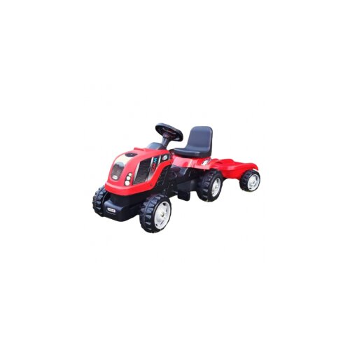 Traktor na pedale MMX sa prikolicom Crvena Cene