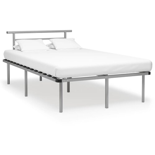  Za krevet sivi metalni 120 x 200 cm Slike