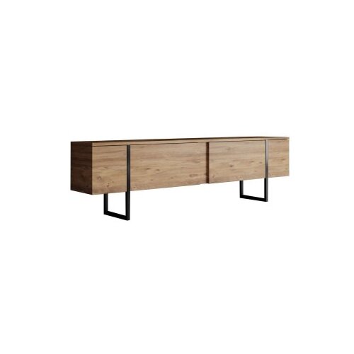 Hanah home tv polica luxe atlantic pine black Slike